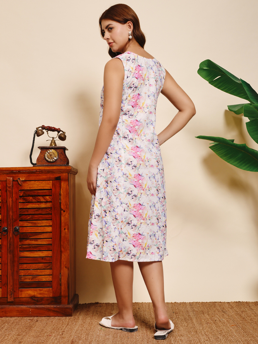 Sthula's Multicolor Cotton Dress