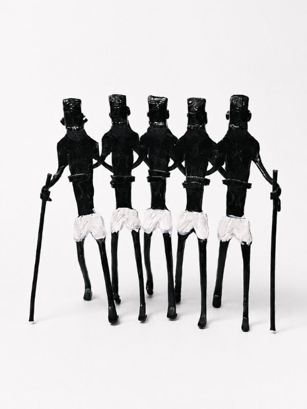 Sthula's Handmade Tribal Family Metal Figurine