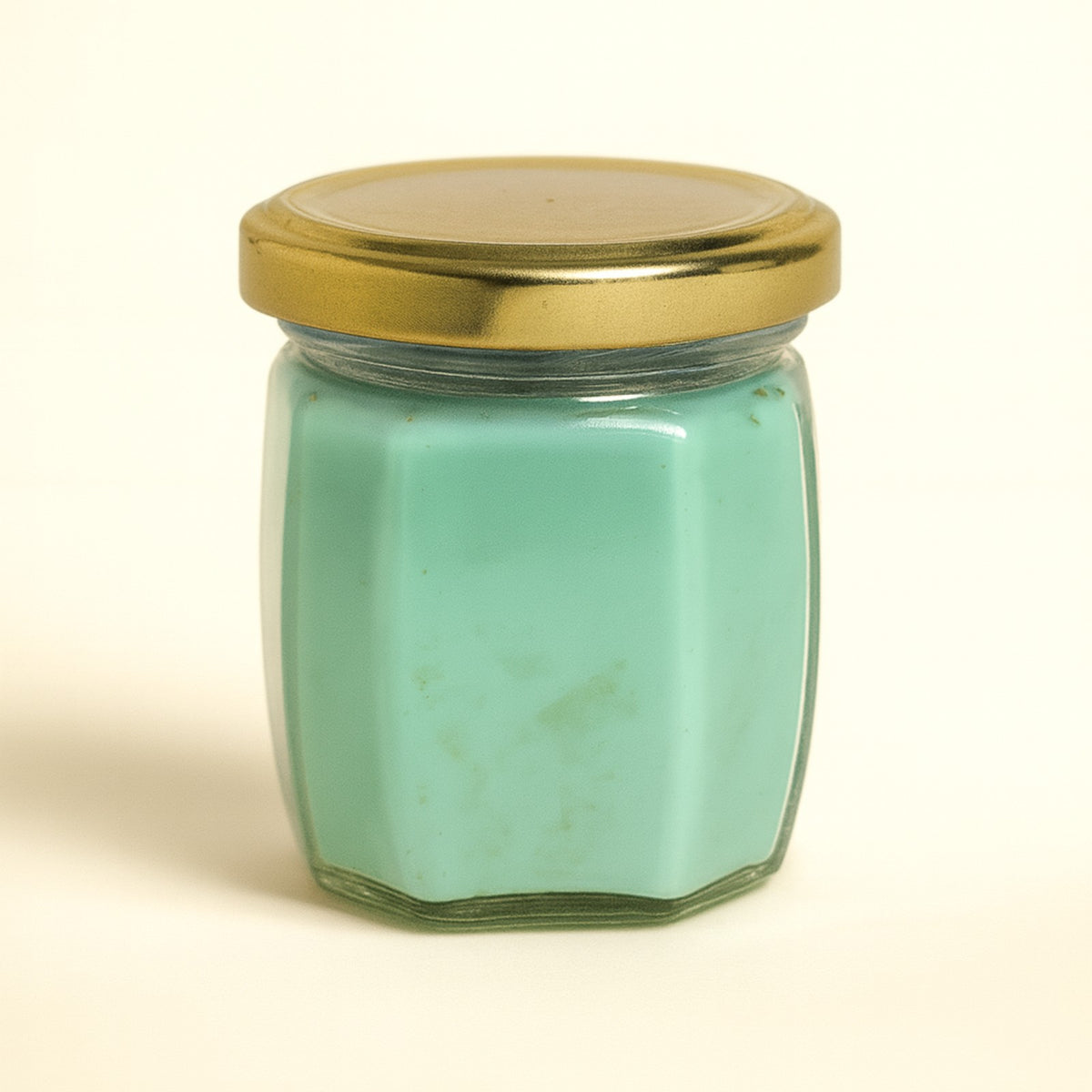 Sthula's Mogra Scented Candle – Mint Green Glass Jar