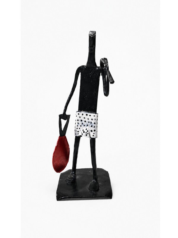 Sthula's Handmade Tribal Farmer Metal Figurine