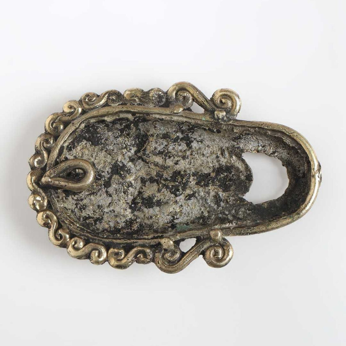 Sthula's Antique Brass Tribal Face Wall Hanging