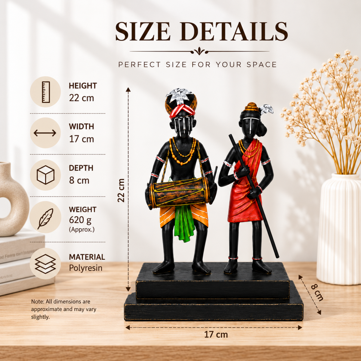 Sthula's Handmade Tribal Musicians Figurine Set