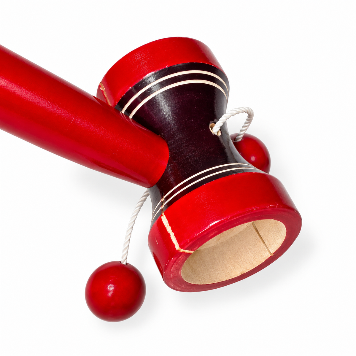 Sthulas Red Wooden Traditional Banging Toy