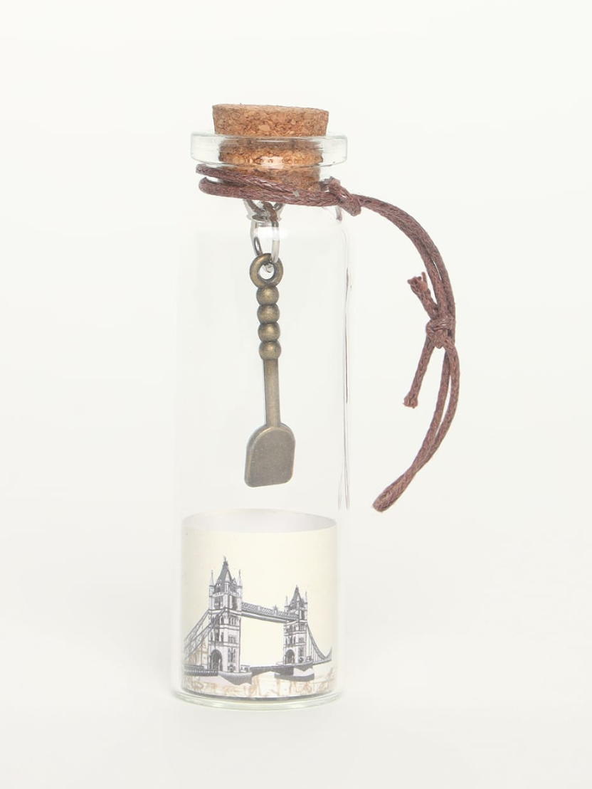Sthula's Mini Glass Message Bottle – Memory Capsule Decor