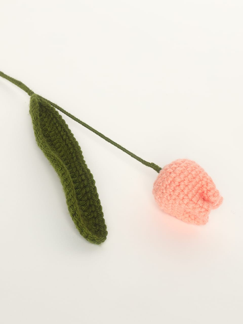 Sthula's Handcrafted Pink Handmade Wool Tulip