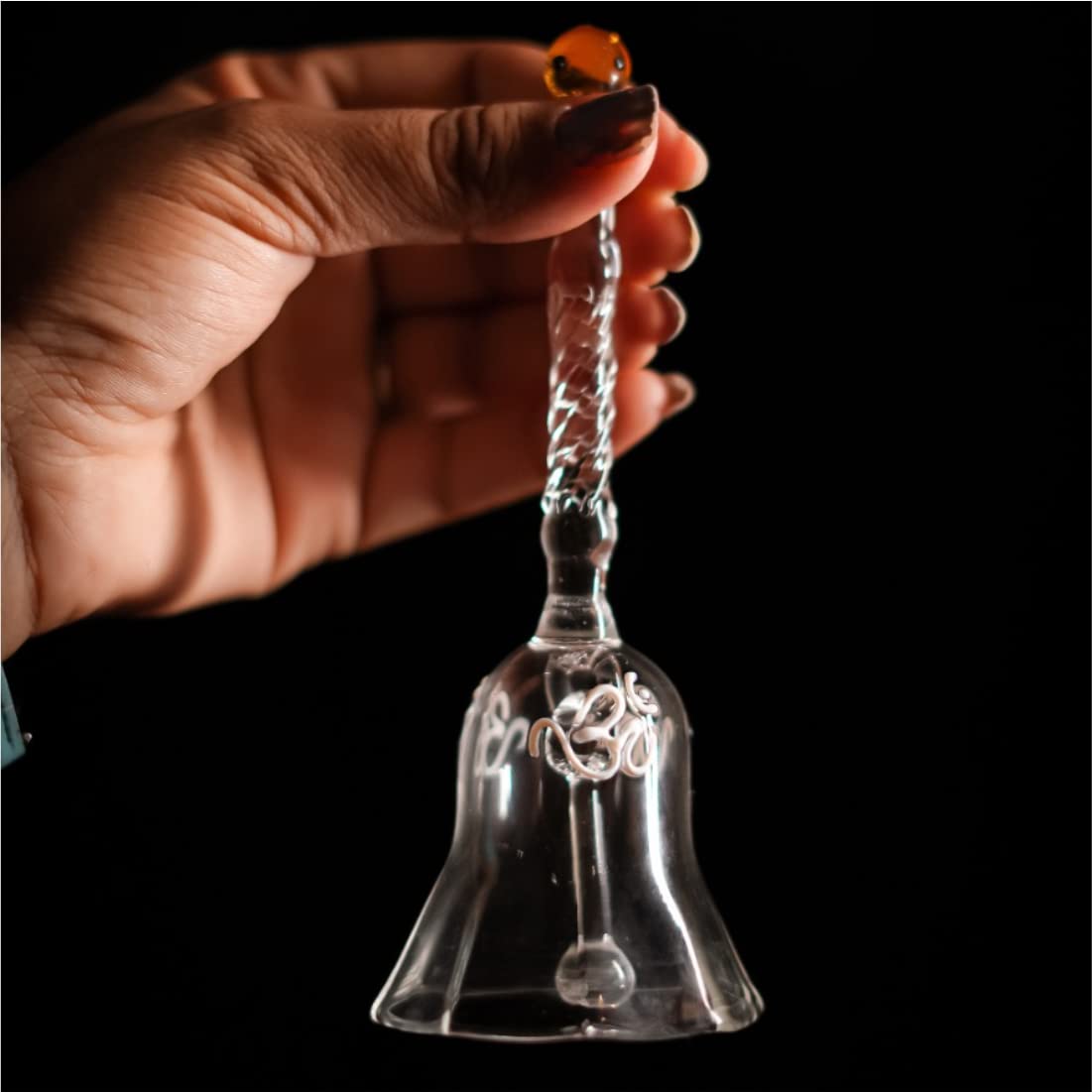 STHULAS Special Handcrafted Glass Bell