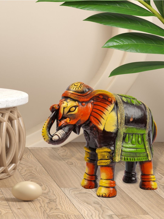 Terracotta Hathi Big Showpiece for Home & Office Decoration