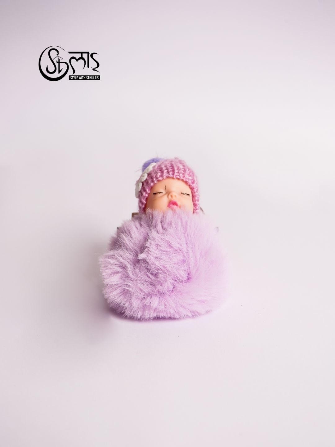 Mini Sleeping Baby Doll Keychain – Stylish & Unique