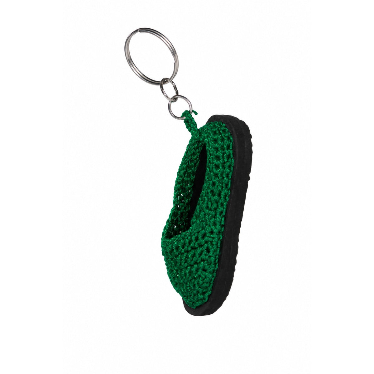 Sthula's Green & Black Mini Shoe Keychain