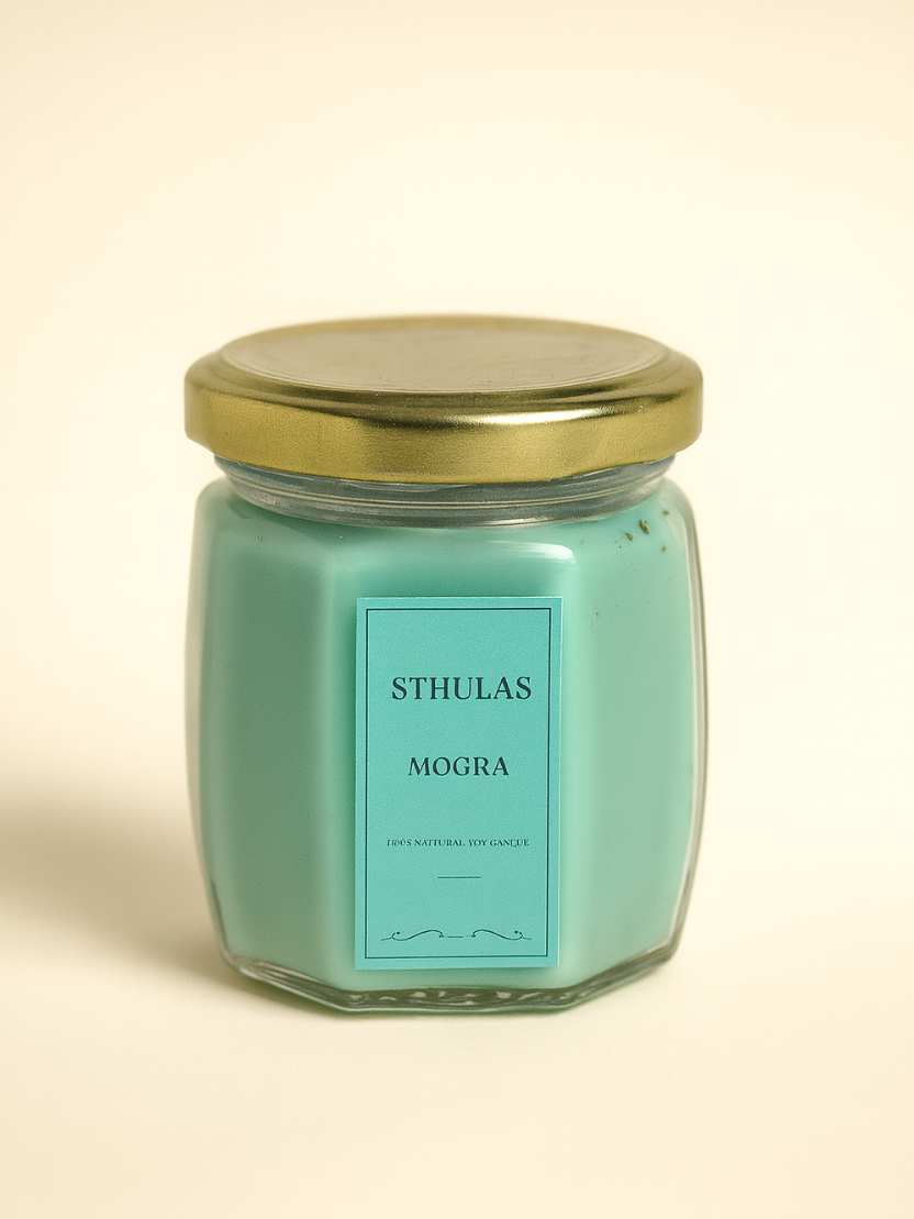 Sthula's Handcrafted Mogra Soy Wax Candle