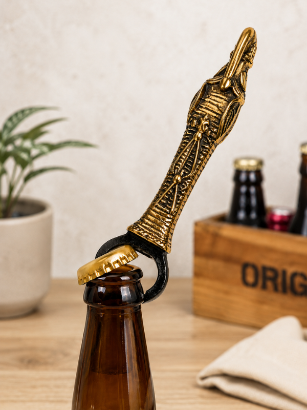 Sthula's Handmade Antique Brass Bottle Opener