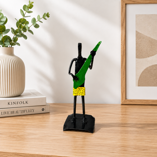 Sthula"s Handmade Metal Guitarist Figurine