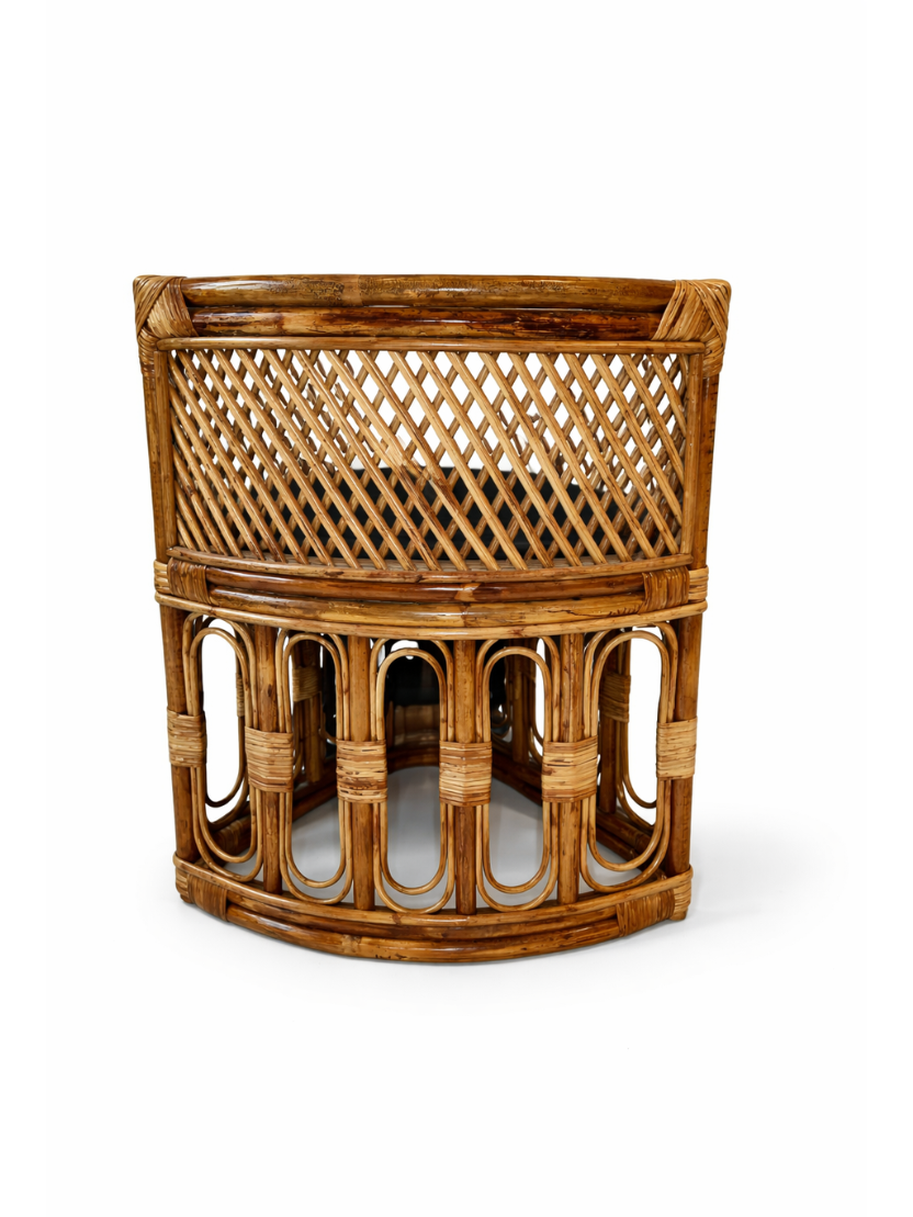 Sthula's Handmade Bainth Corner Chair with Cushion