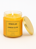 Sthula's Handcrafted Amber Glow Soy Wax Candle