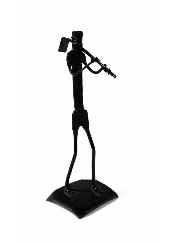 Sthula's Handmade Tribal Flute Player Figurine