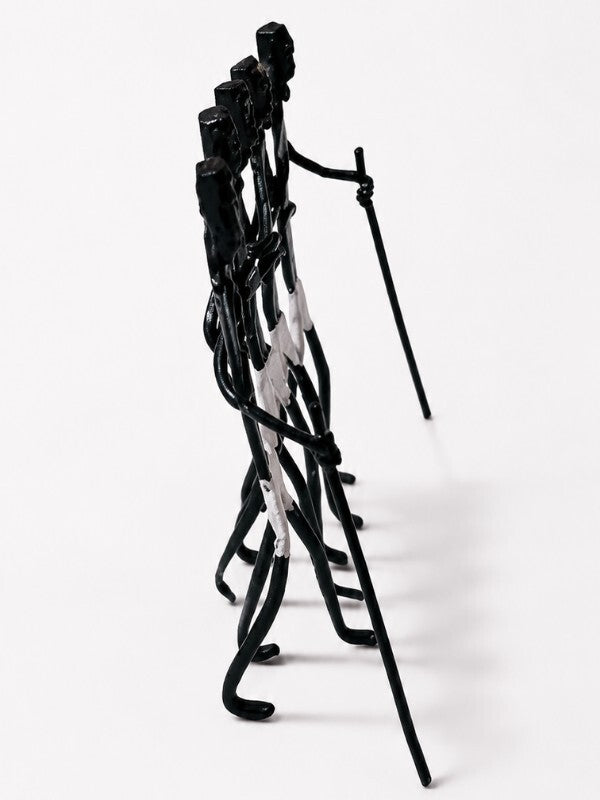 Sthula's Handmade Tribal Family Metal Figurine