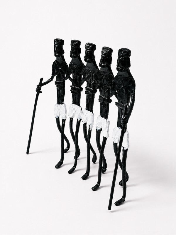 Sthula's Handmade Tribal Family Metal Figurine