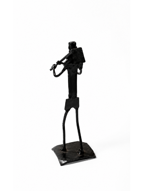 Sthula's Handmade Tribal Flute Player Figurine