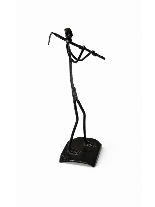 Sthula's Handmade Tribal Flute Player Figurine