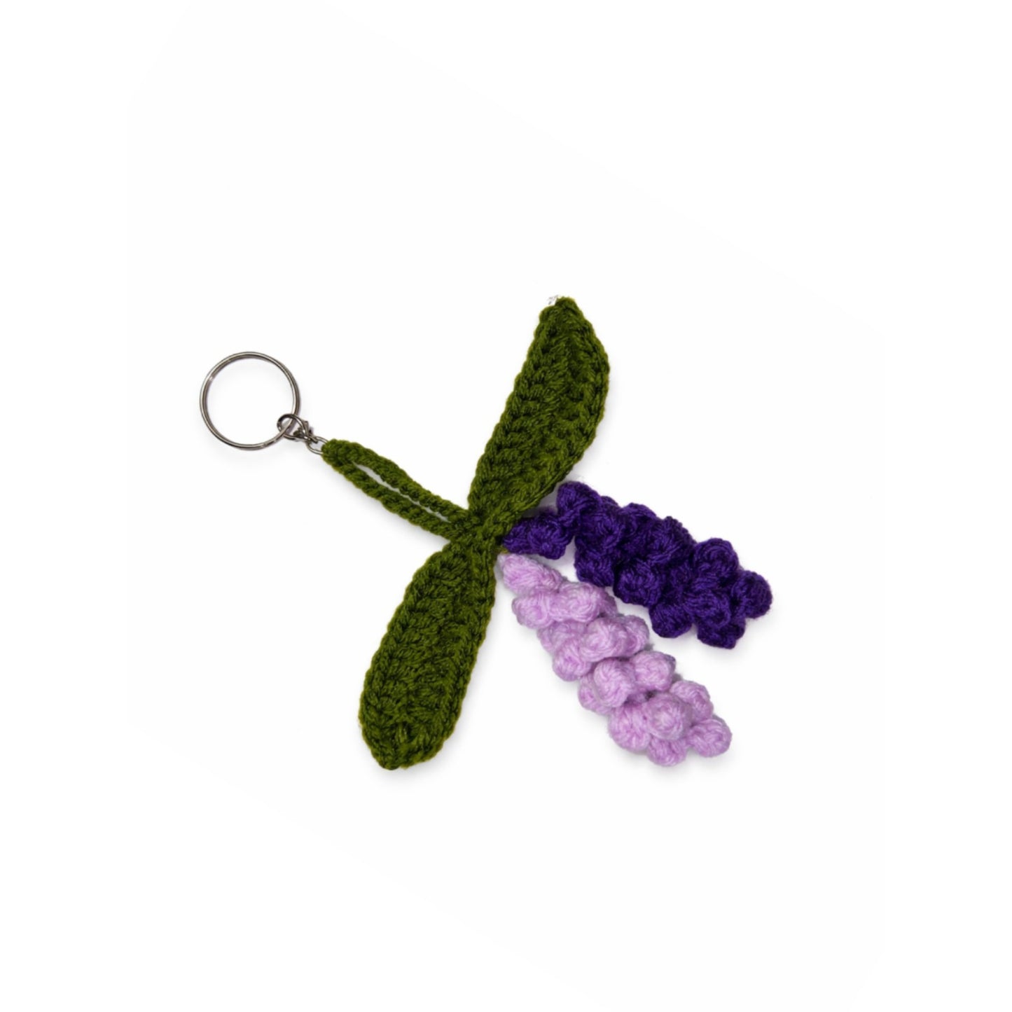 Sthula's Handmade Purple & Lavender Flower Keychain