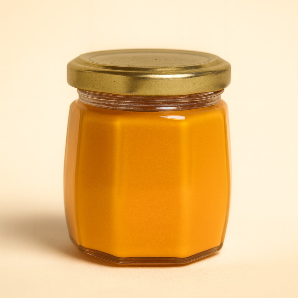 Sthula's Mandarin Scented Candle – Orange Glass Jar