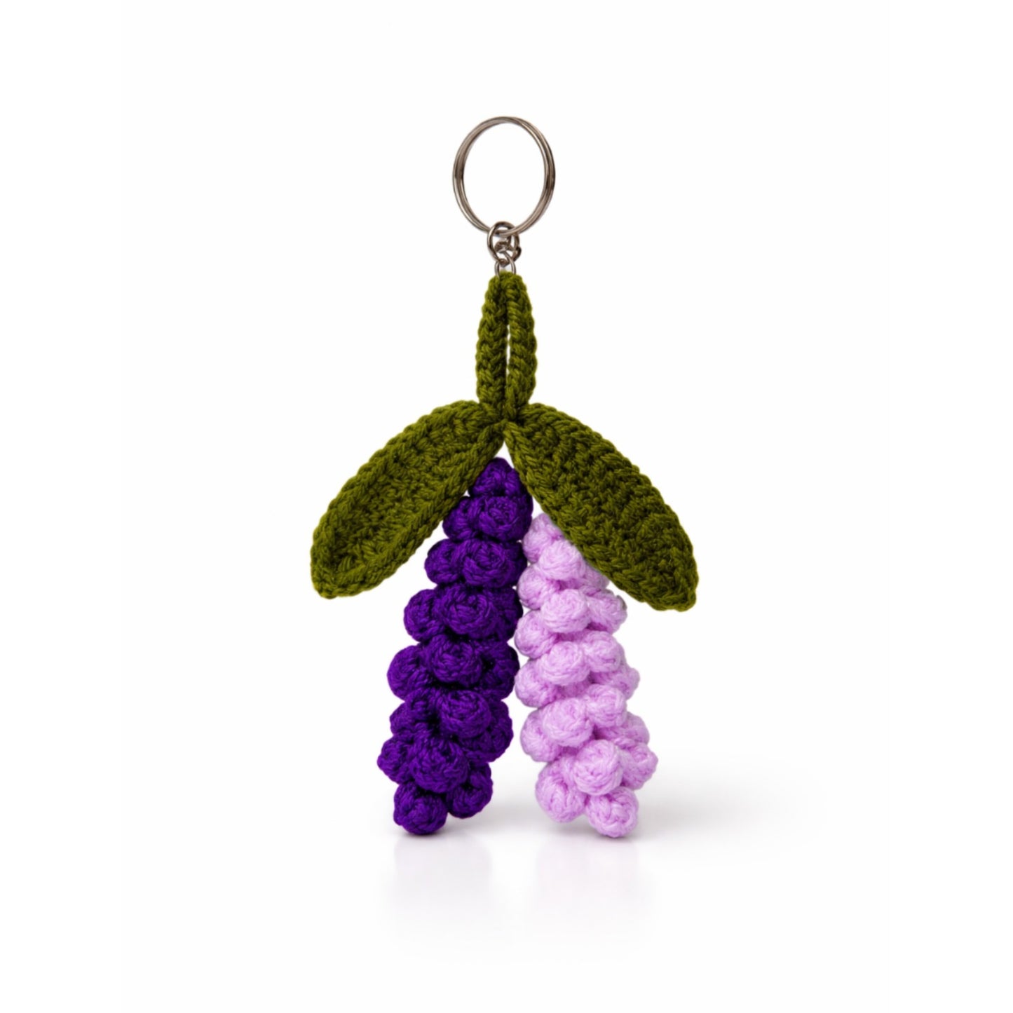 Sthula's Handmade Purple & Lavender Flower Keychain