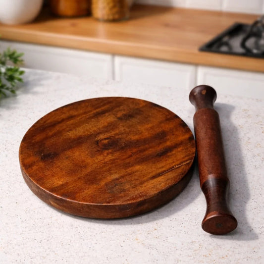 Sthula's Handmade Wooden Chakla Belan Set