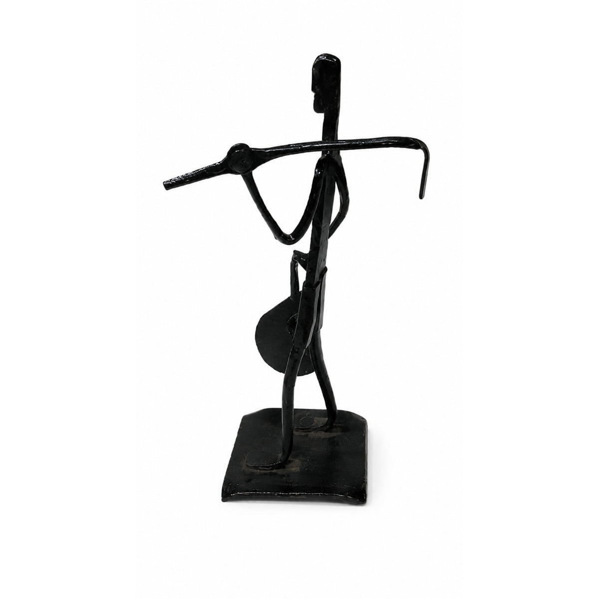 STHULAS Handmade Black Metal Musician Figurine