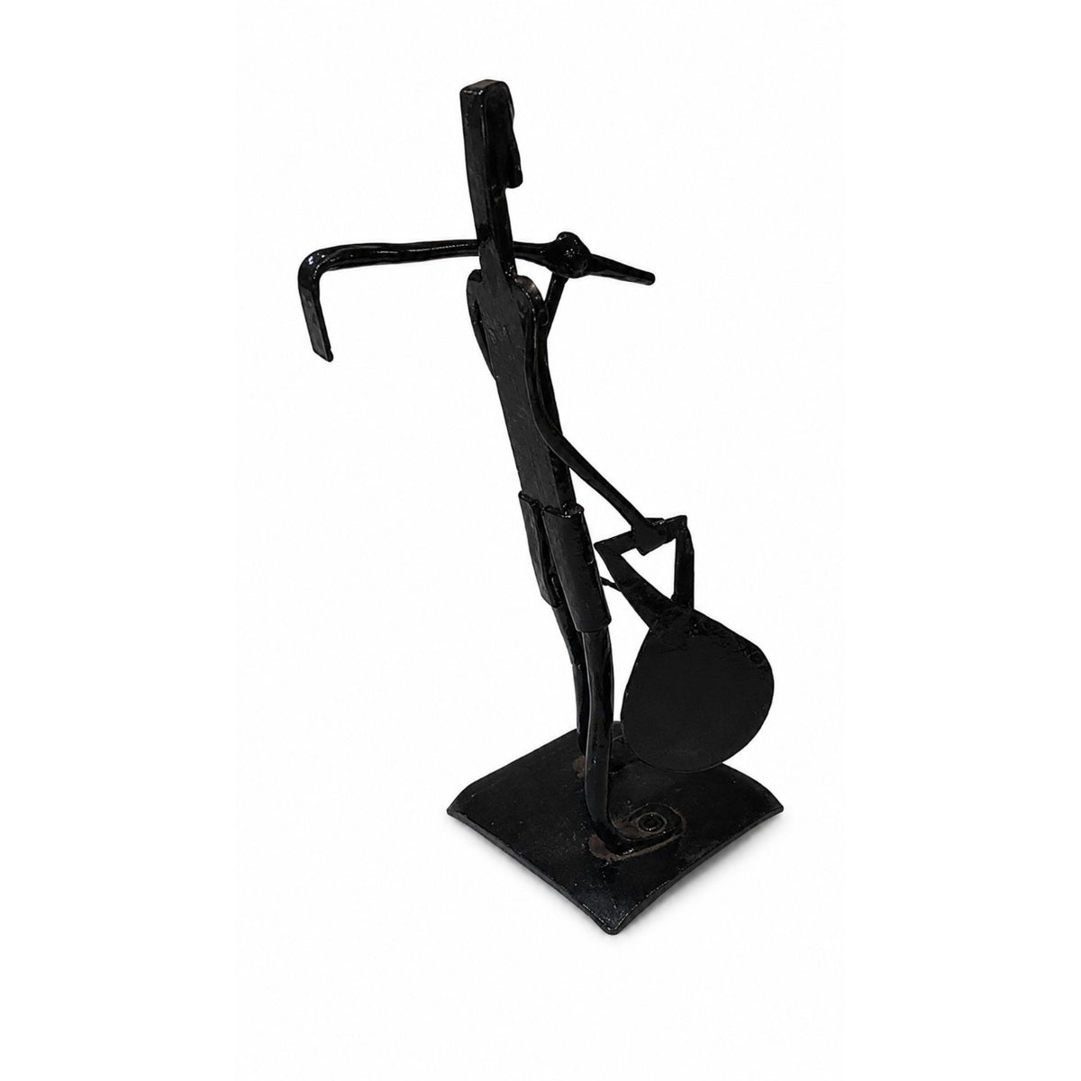 STHULAS Handmade Black Metal Musician Figurine