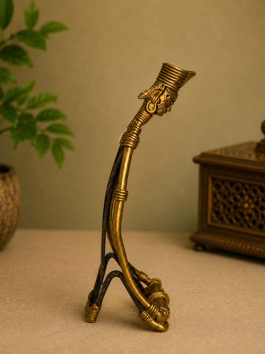 Sthula's Handmade Tribal Lady Metal Figurine