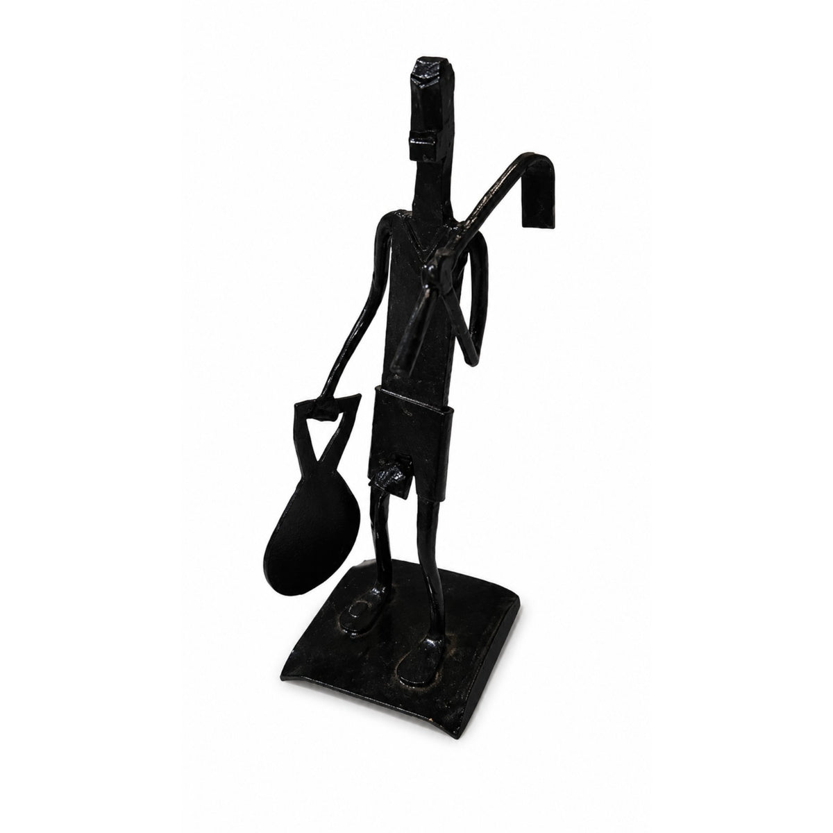 STHULAS Handmade Black Metal Musician Figurine