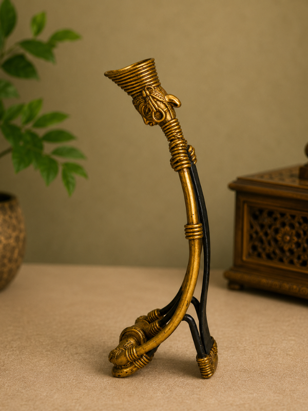 Sthula's Handmade Tribal Lady Metal Figurine