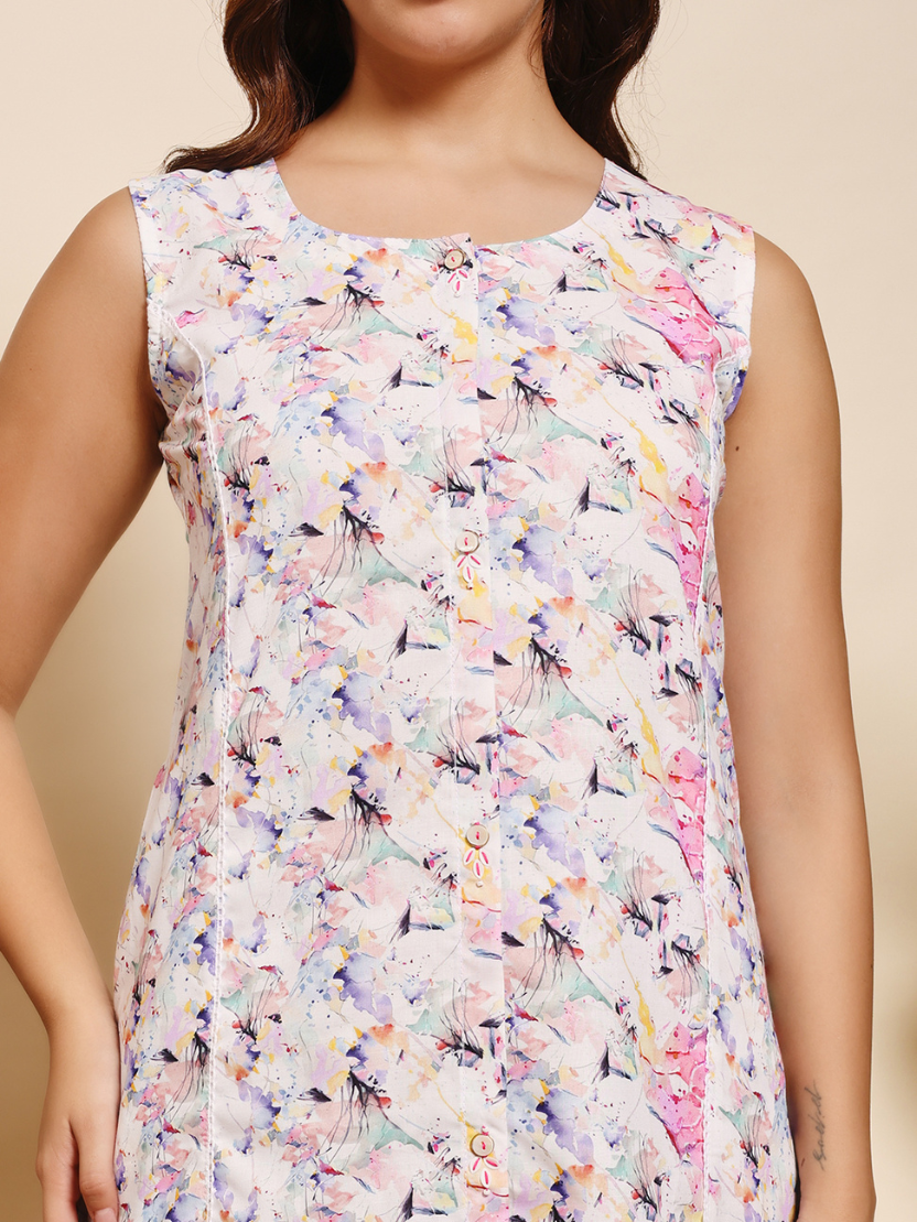 Sthula's Multicolor Cotton Dress