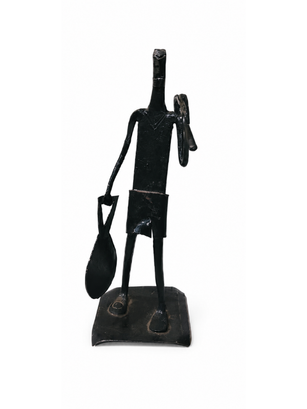 Sthula's Handmade Tribal Farmer Metal Figurine