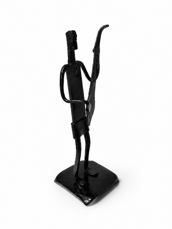 Sthulas Handmade Tribal Musician Metal Figurine