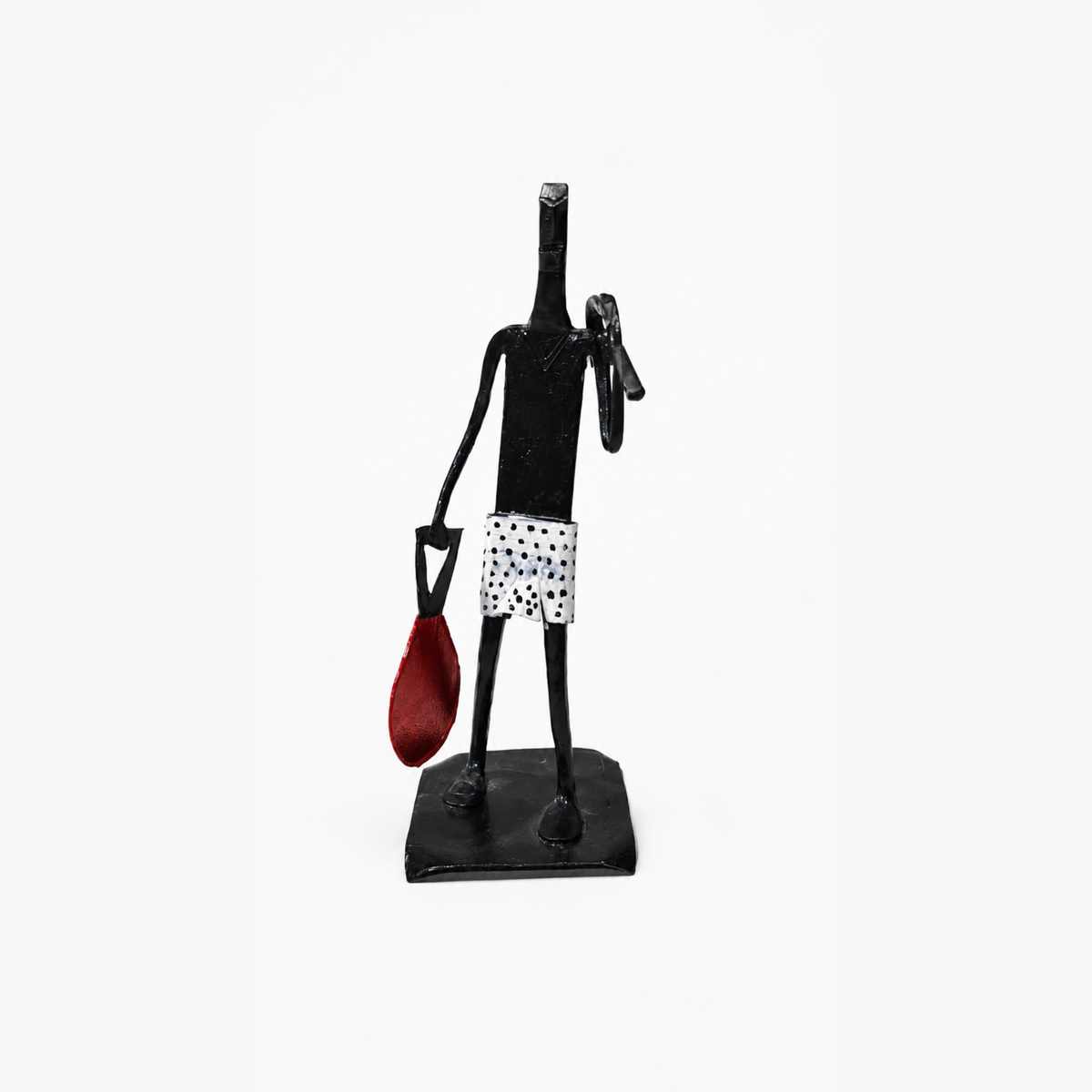 Sthula's Handmade Metal Farmer Figurine
