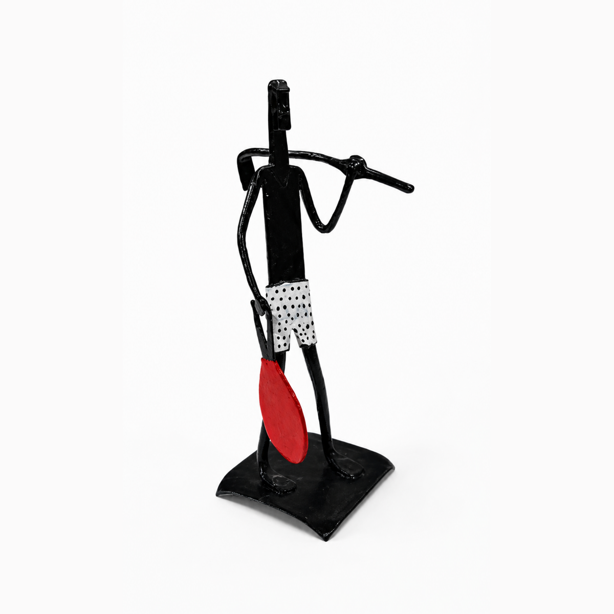 Sthula's Handmade Metal Farmer Figurine