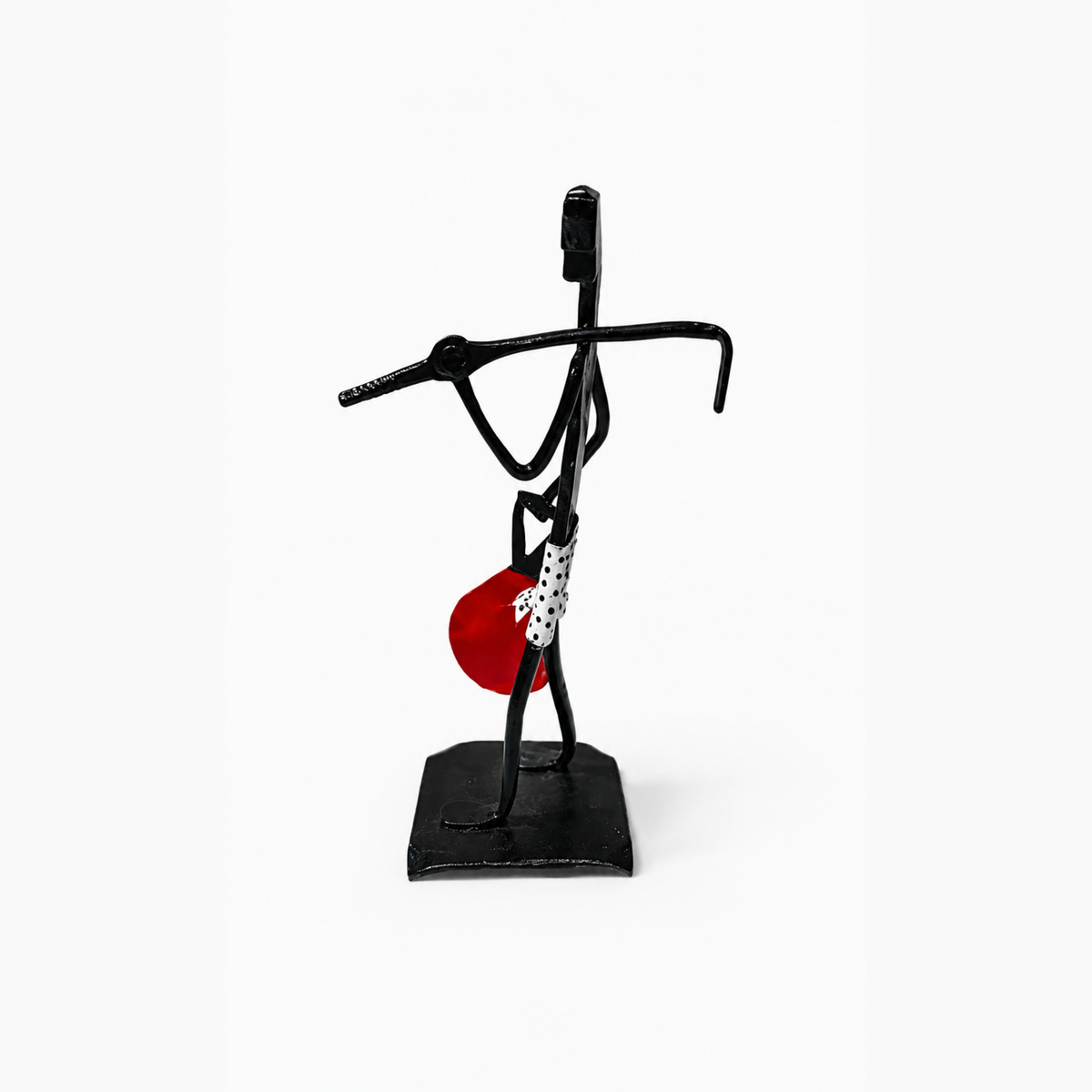 Sthula's Handmade Metal Farmer Figurine