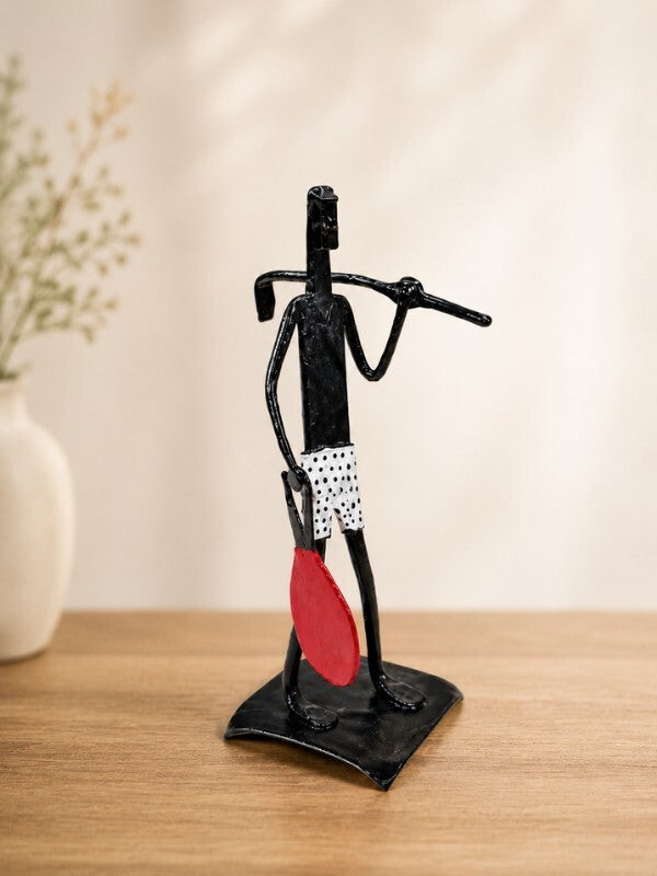 Sthula's Handmade Tribal Farmer Metal Figurine