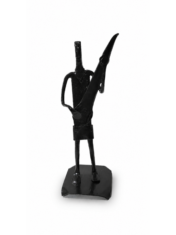 Sthulas Handmade Tribal Musician Metal Figurine