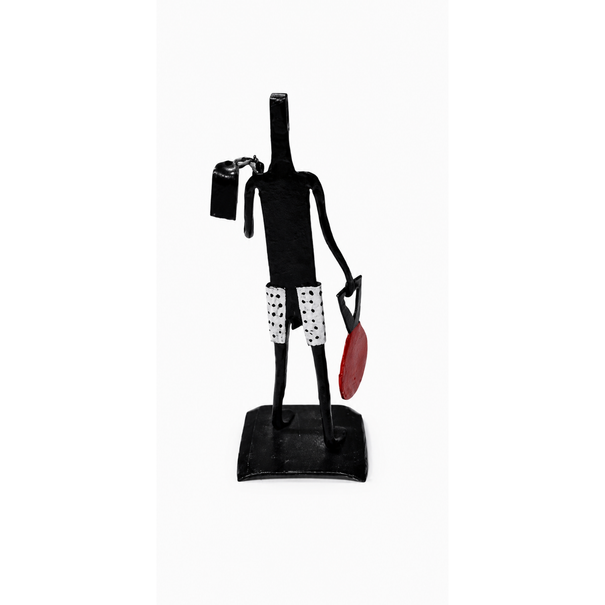 Sthula's Handmade Metal Farmer Figurine