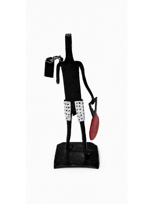 Sthula's Handmade Tribal Farmer Metal Figurine