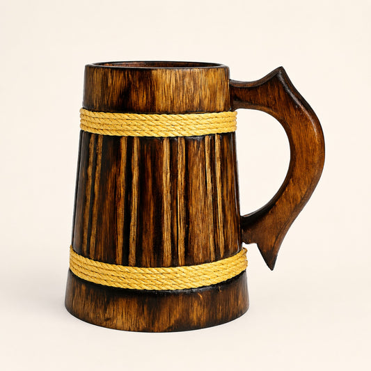 Sthula's Handmade Wooden Bear Design Mug