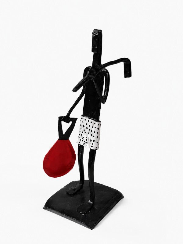 Sthula's Handmade Tribal Farmer Metal Figurine