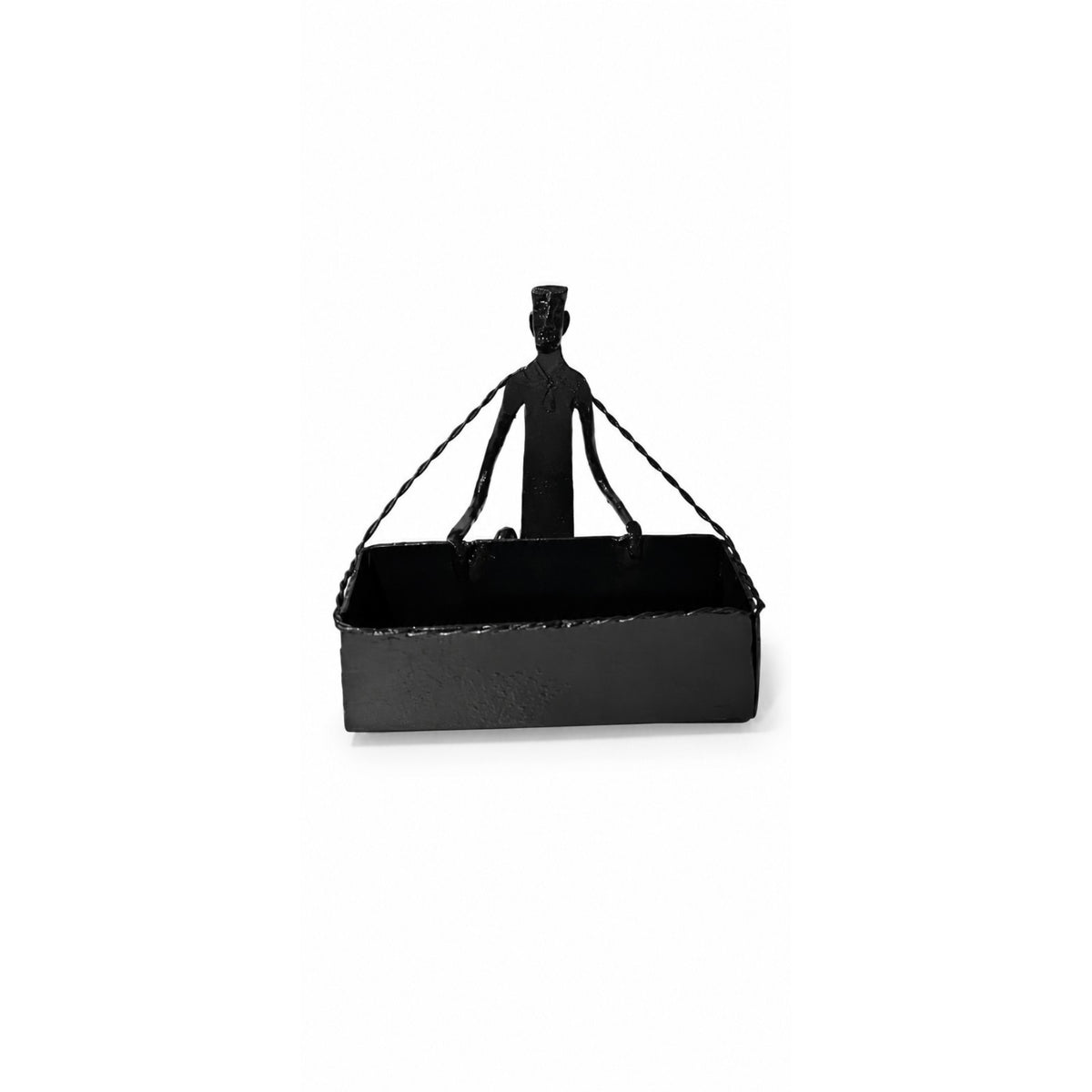 Sthula's Handmade Black Metal Business Card Holder