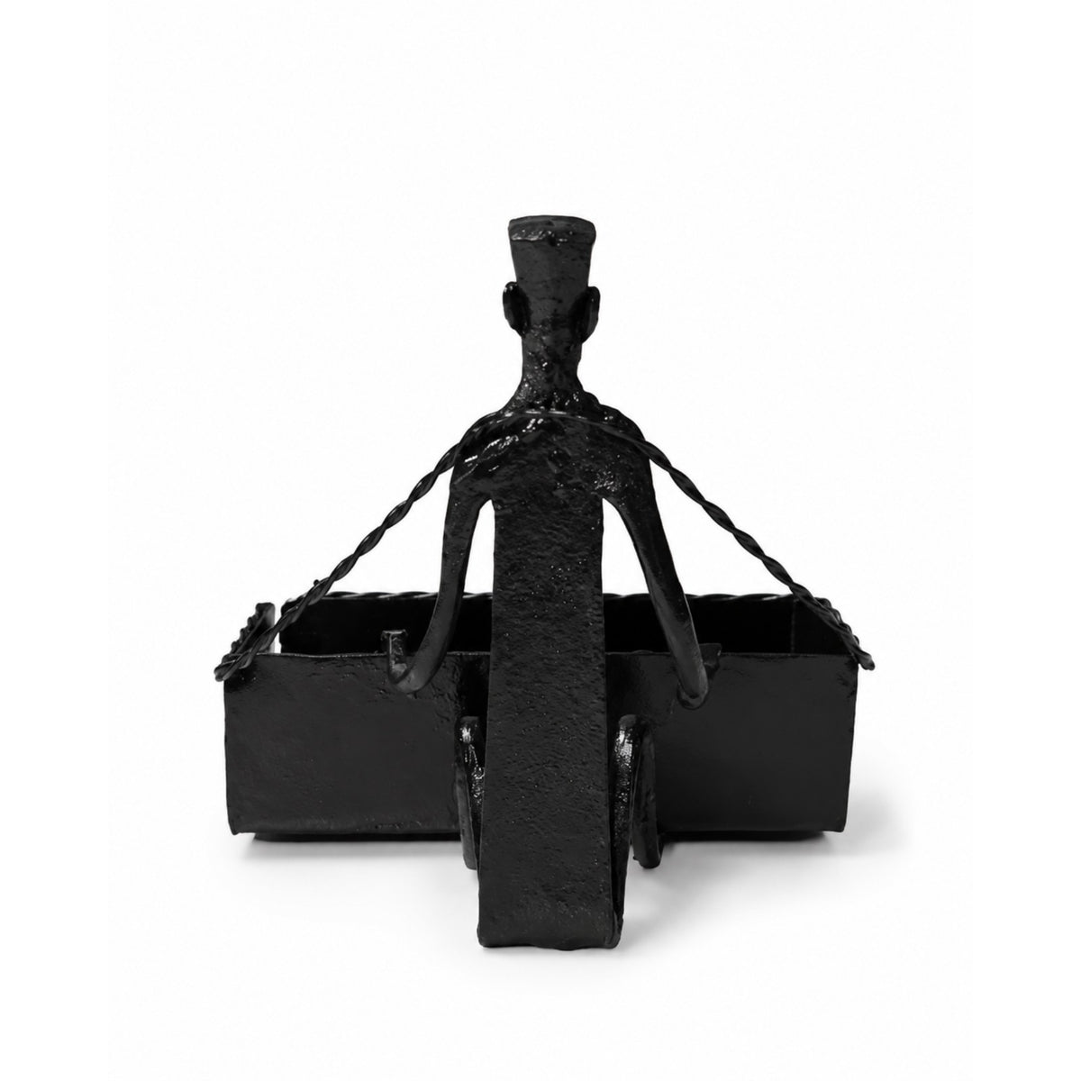 Sthula's Handmade Black Metal Business Card Holder