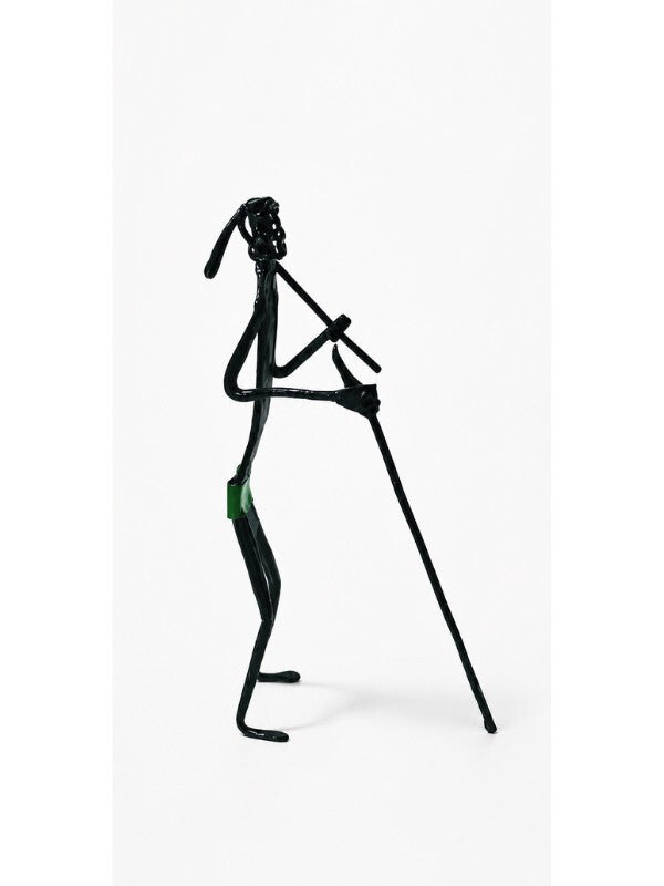 Sthula's Handmade Tribal Farmer Metal Figurine