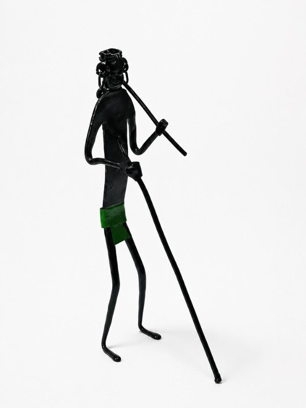 Sthula's Handmade Tribal Farmer Metal Figurine