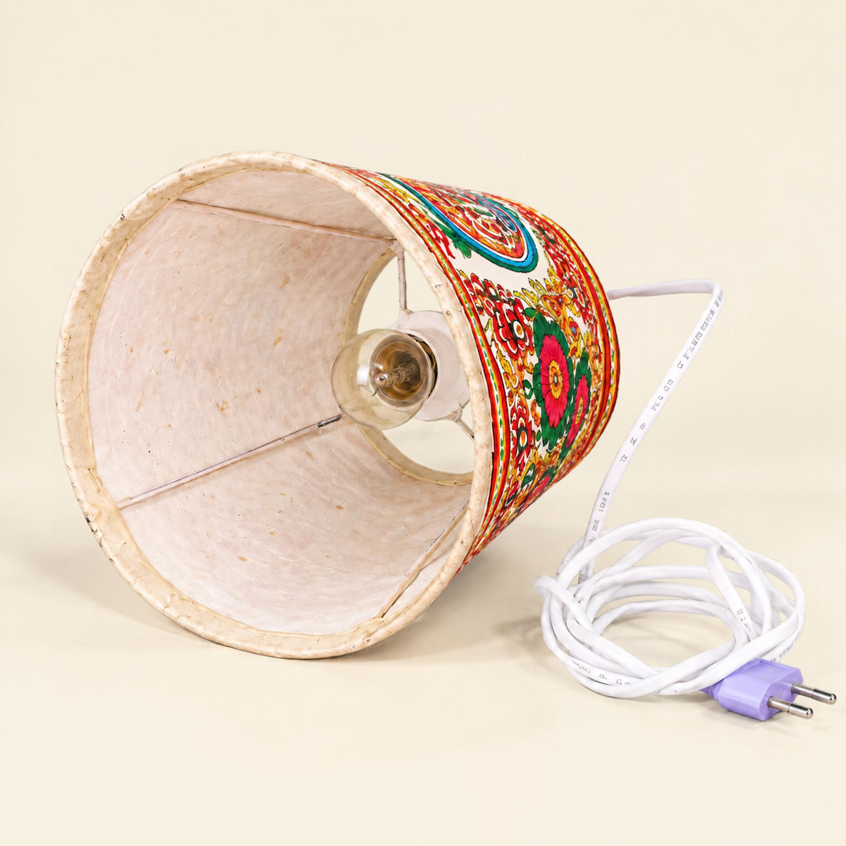 Sthula's Multicolor Peacock Floral Hanging Lamp