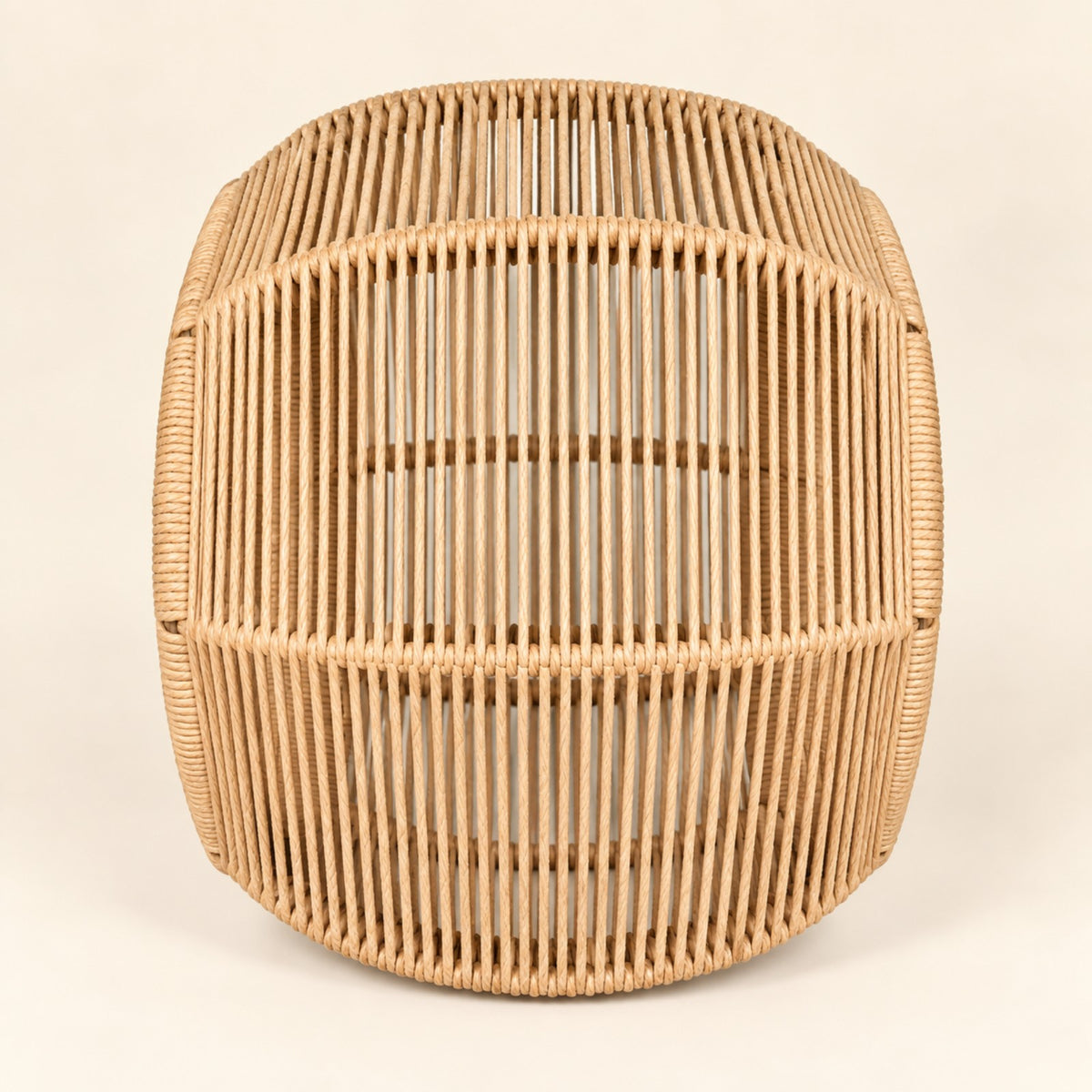 Sthula's Handmade Cane Stool – Natural Woven Rattan Round Stool